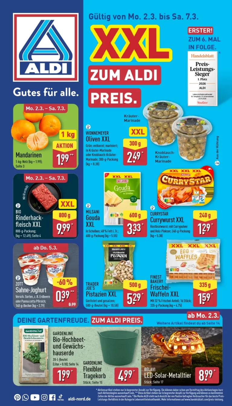 Prospekt Aldi Nord 02.03.2026 - 07.03.2026