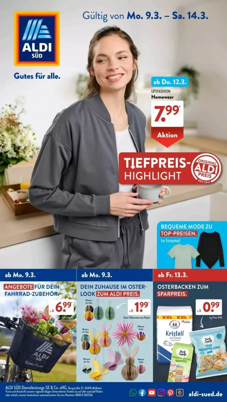 Prospekt Aldi Süd 09.03.2026 bis 14.03.2026
