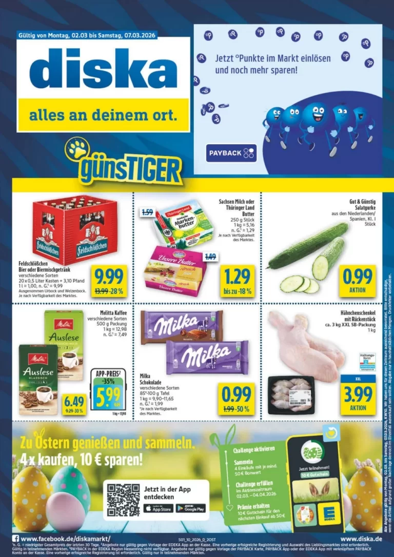 Prospekt Diska 02.03.2026 bis 07.03.2026