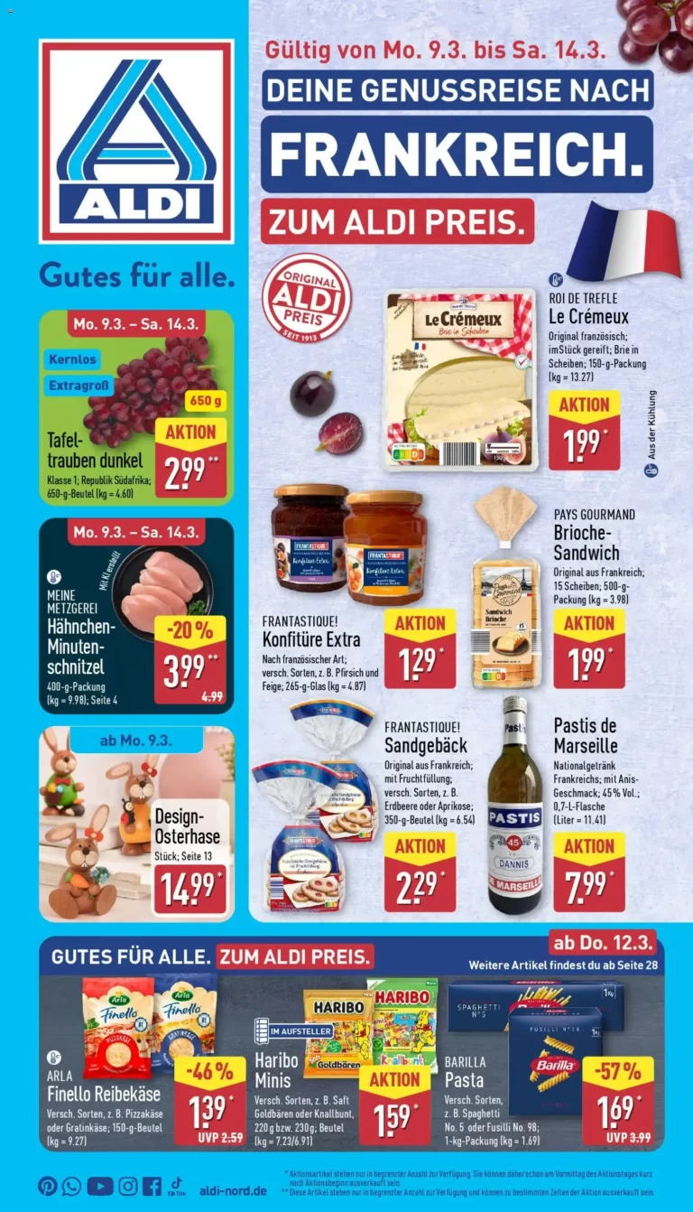 Prospekt Aldi Nord 09.03.2026 - 14.03.2026