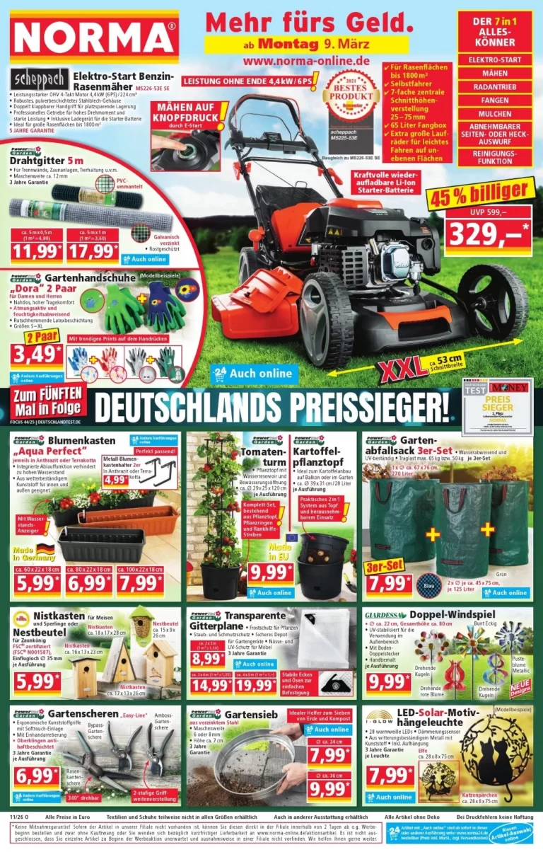 Norma Prospekt 09.03.2026 bis 14.03.2026