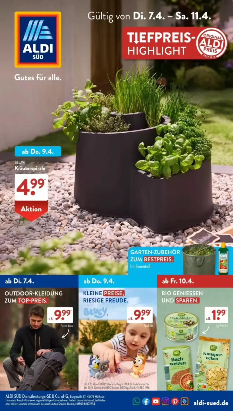 Prospekt Aldi Süd 06.04.2026 bis 11.04.2026