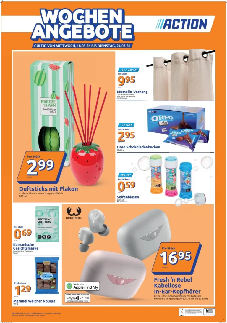 Prospekt Action 18.03.2026 bis 24.03.2026