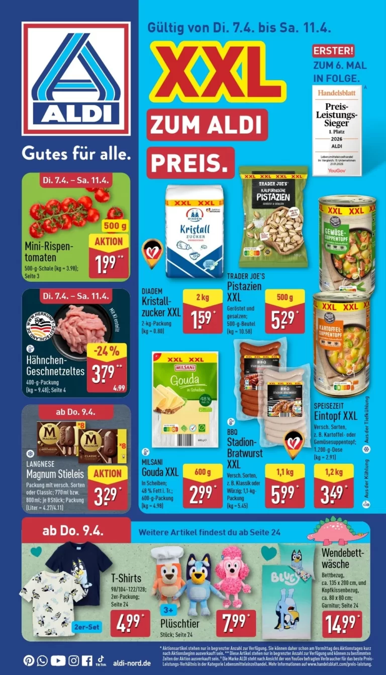 Prospekt Aldi Nord 07.04.2026 bis 11.04.2026