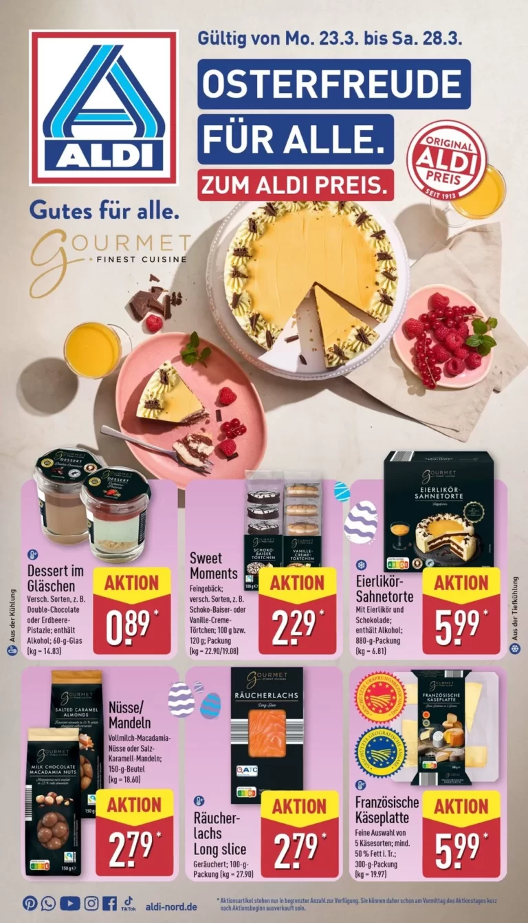 Prospekt Aldi Nord 23.03.2026 bis 28.03.2026