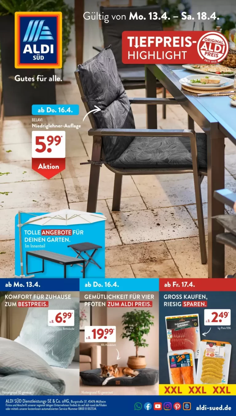 Prospekt Aldi Süd 13.04.2026 bis 18.04.2026