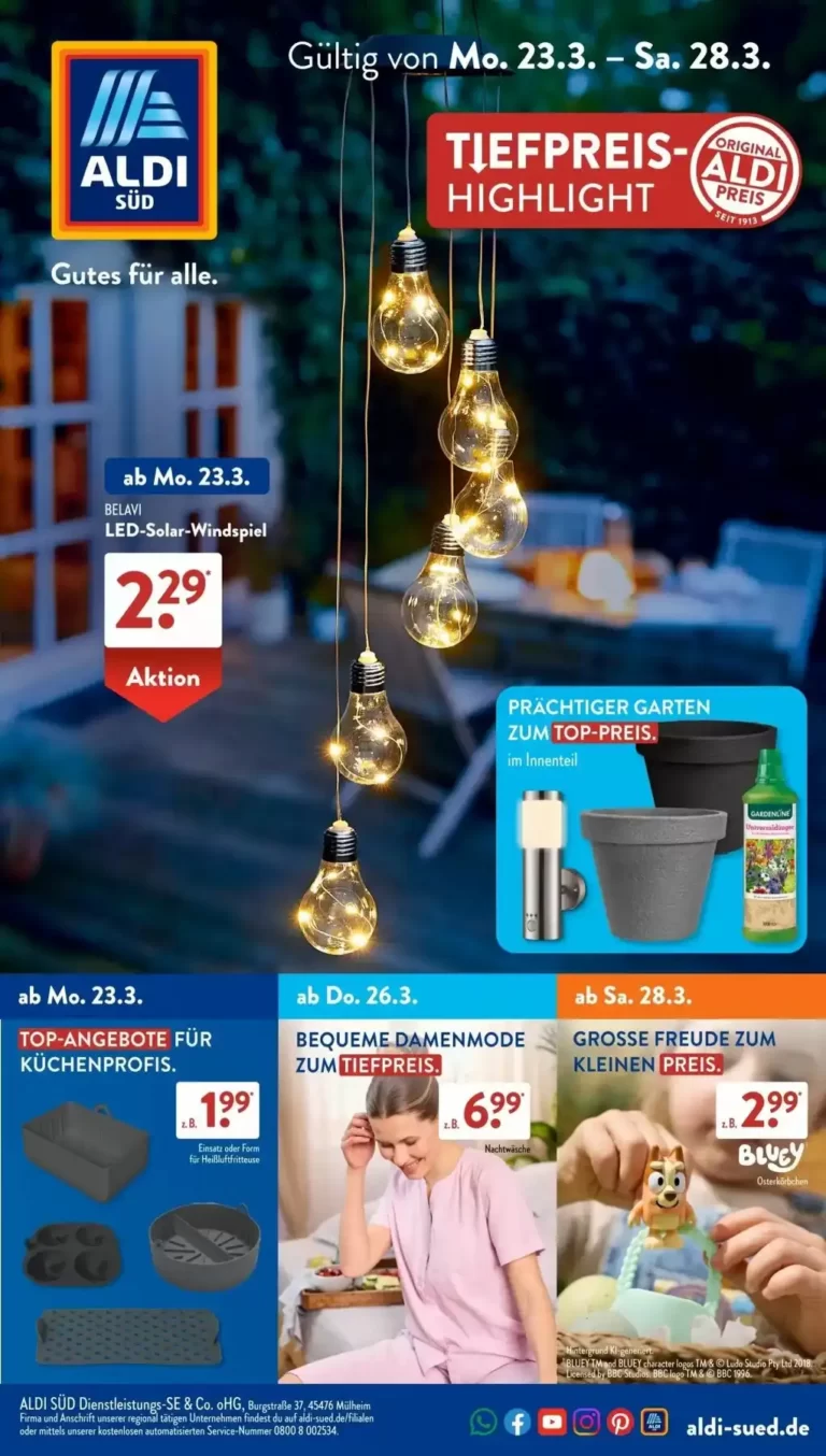 Prospekt Aldi Süd 23.03.2026 bis 28.03.2026