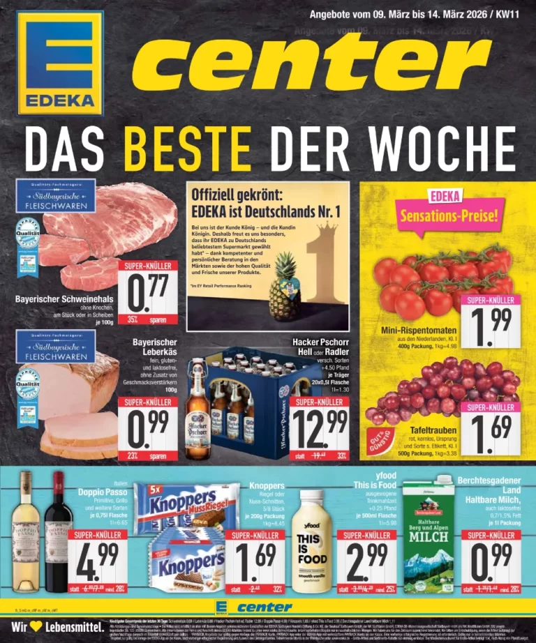 Edeka Center Prospekt 09.03.2026 - 14.03.2026