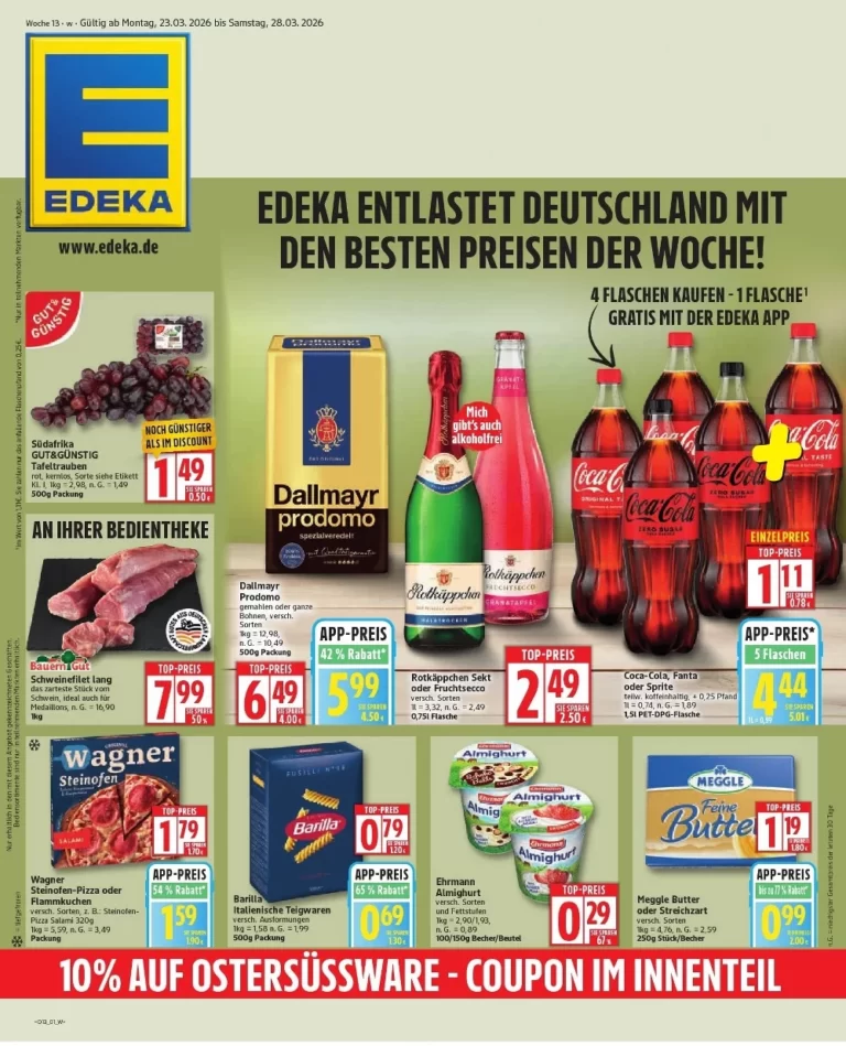 Prospekt Edeka 23.03.2026 bis 28.03.2026