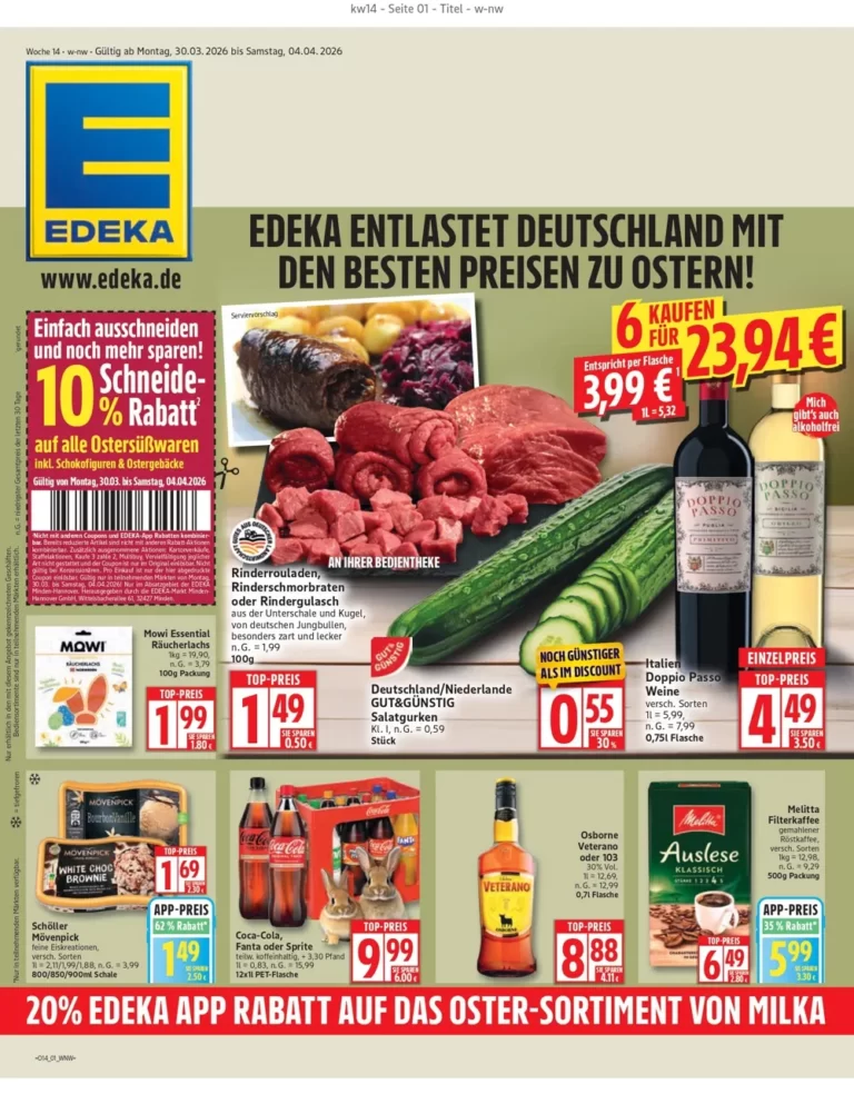 Prospekt Edeka 30.03.2026 bis 04.04.2026