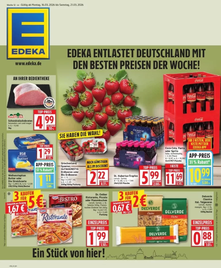 Prospekt Edeka 16.03.2026 - 21.03.2026