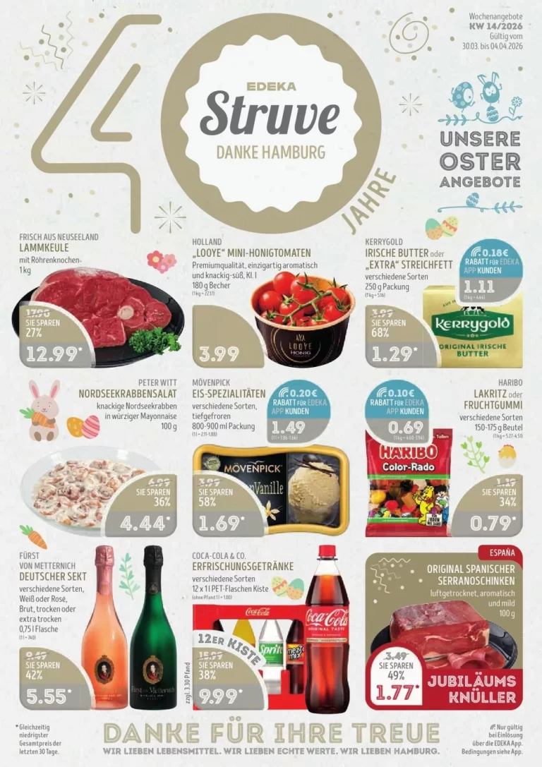 Edeka Struve Prospekt 30.03.2026 bis 04.04.2026