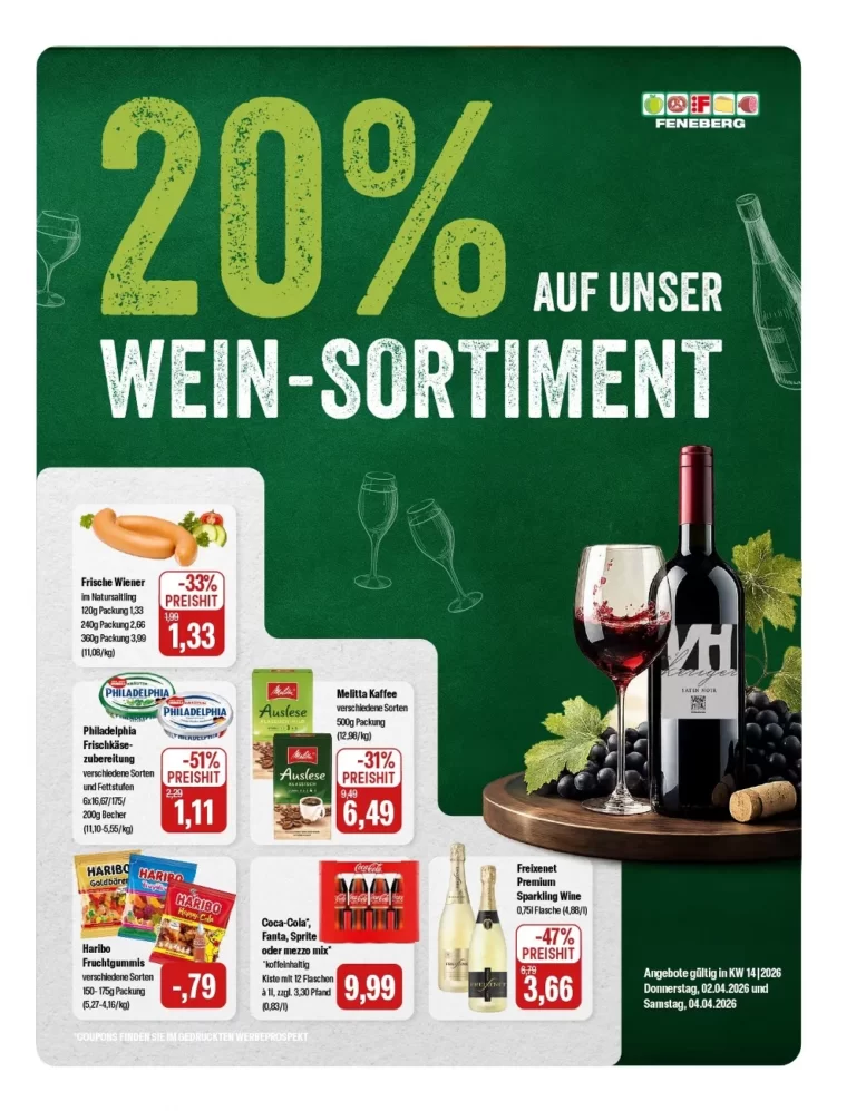 Feneberg Prospekt 30.03.2026 bis 04.04.2026