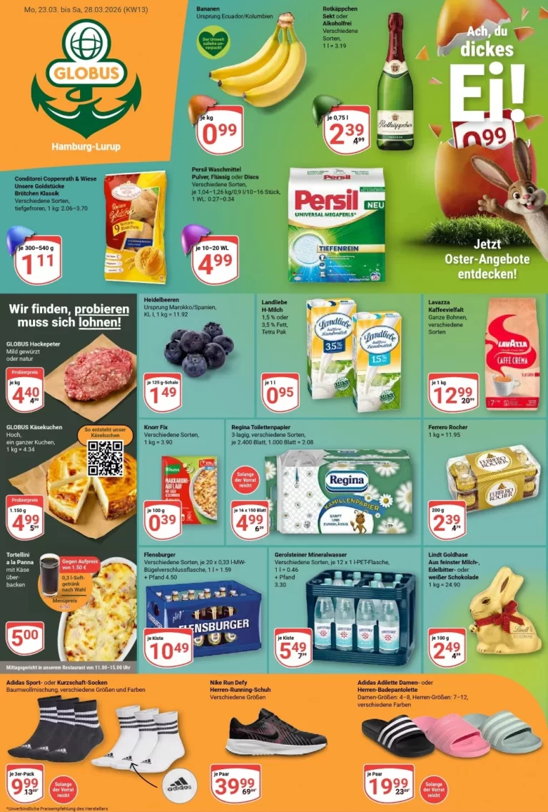 Prospekt Globus 23.03.2026 bis 28.03.2026