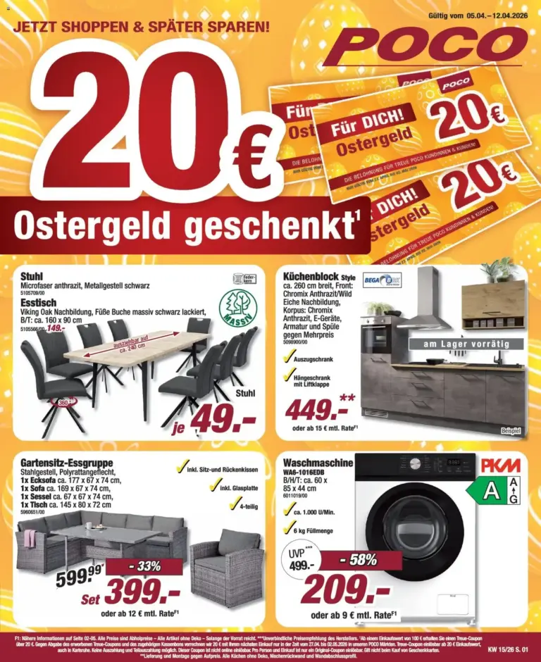 Poco prospekte küche 05.04.2026 bis 12.04.2026