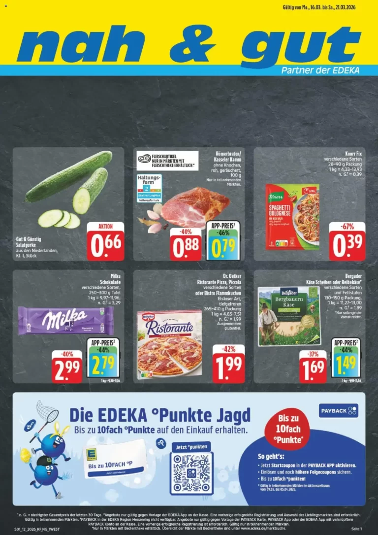 Nah und Gut Prospekt 16.03.2026 bis 21.03.2026