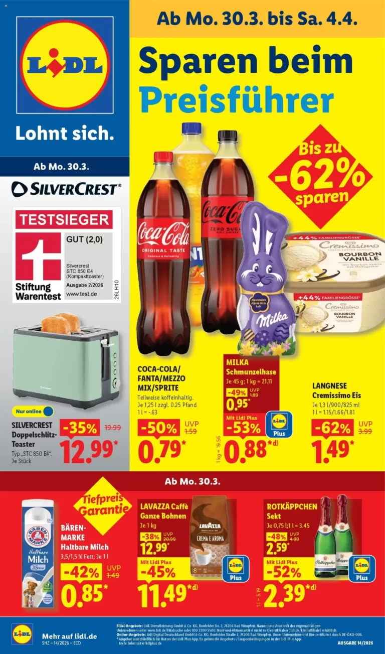 Prospekt Lidl 30.03.2026 bis 04.04.2026