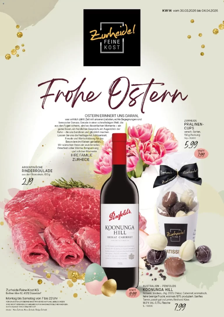 Edeka Zurheide 30.03.2026 bis 04.04.2026