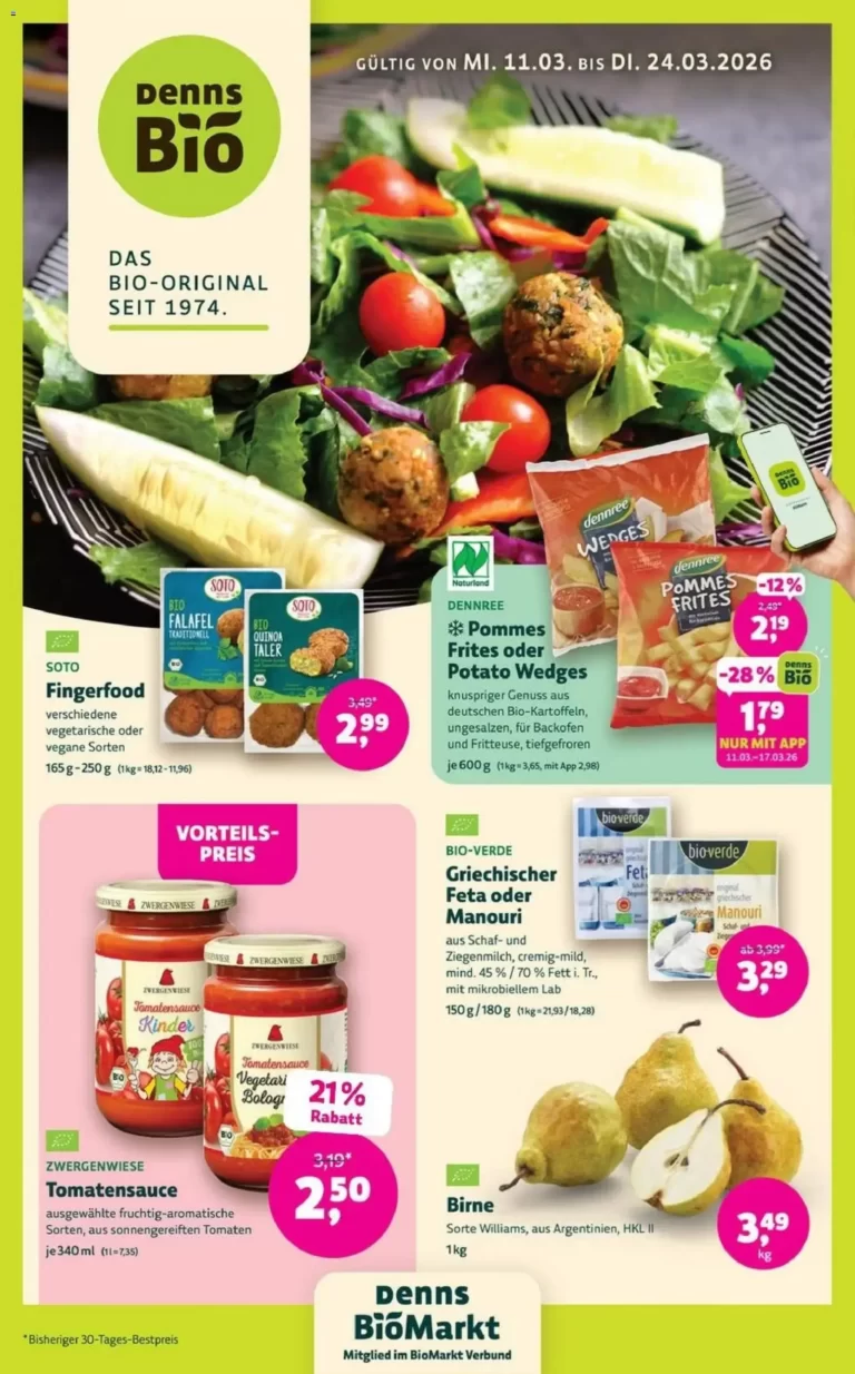 Biomarkt Denns Prospekt 11.03.2026 bis 24.03.2026