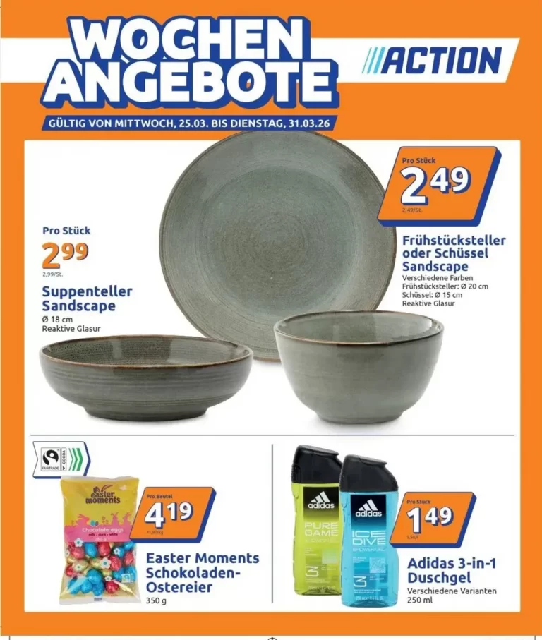 Prospekt Action 25.03.2026 bis 31.03.2026