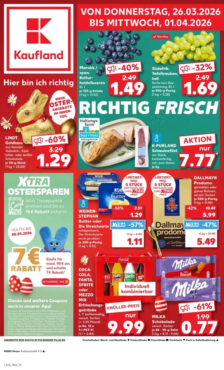 Kaufland Prospekt 26.03.2026 bis 01.04.2026