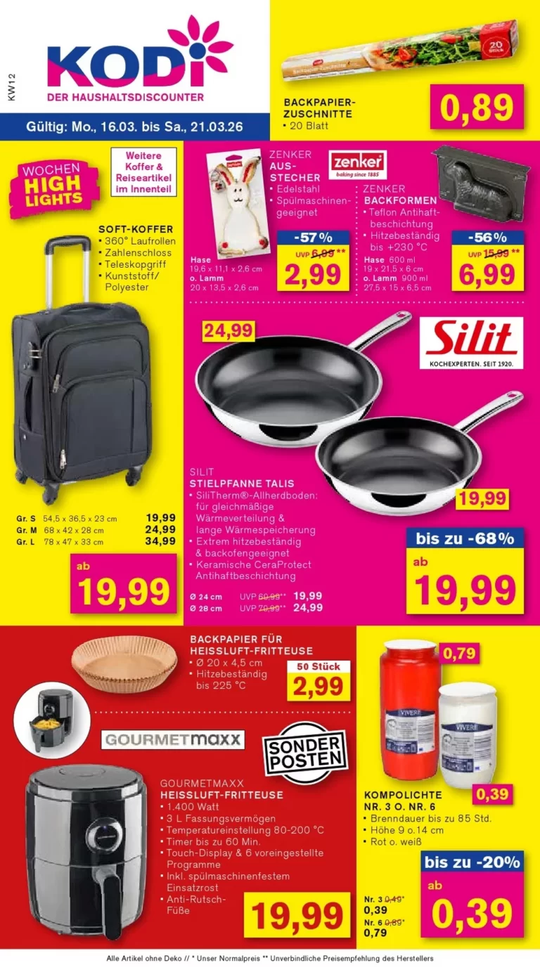 Kodi Prospekt 16.03.2026 bis 21.03.2026