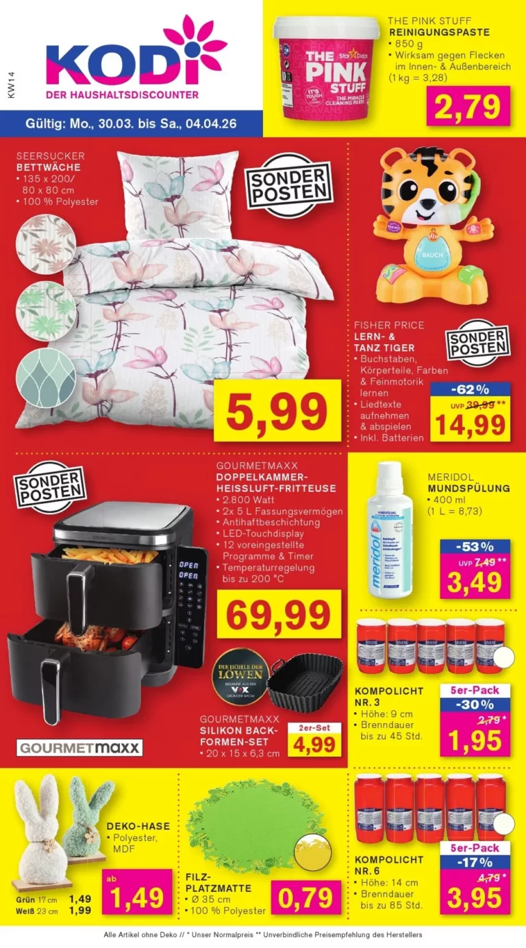 Kodi Prospekt 30.03.2026 bis 04.04.2026