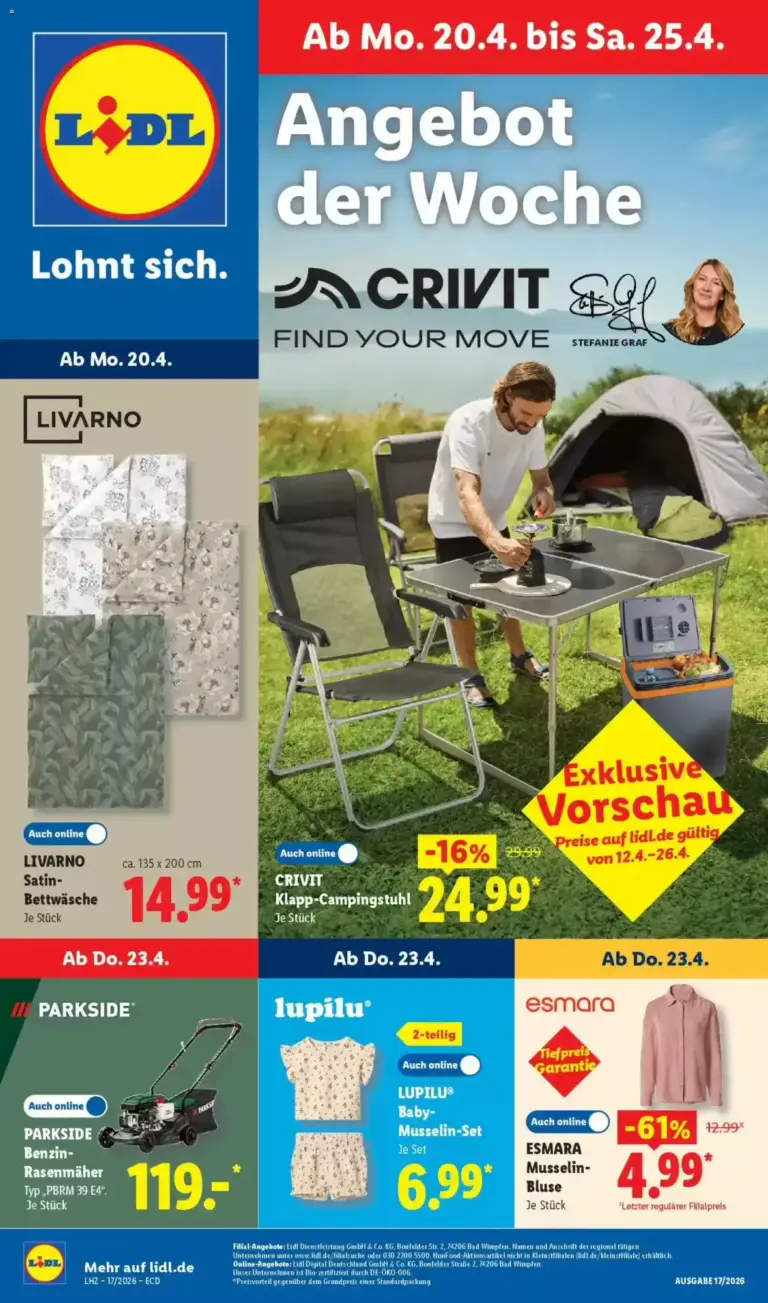 Lidl Angebot 20.04.2026 bis 25.04.2026