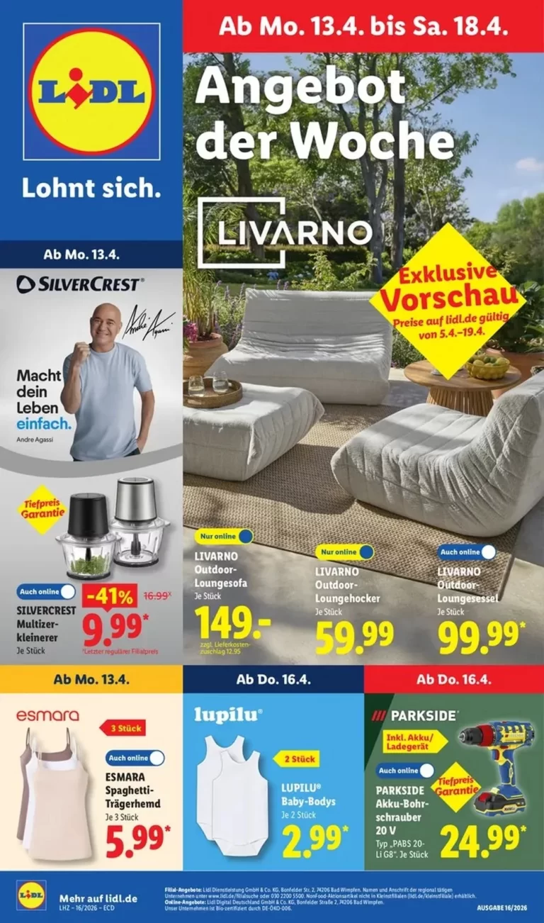 Lidl Angebot 13.04.2026 bis 18.04.2026