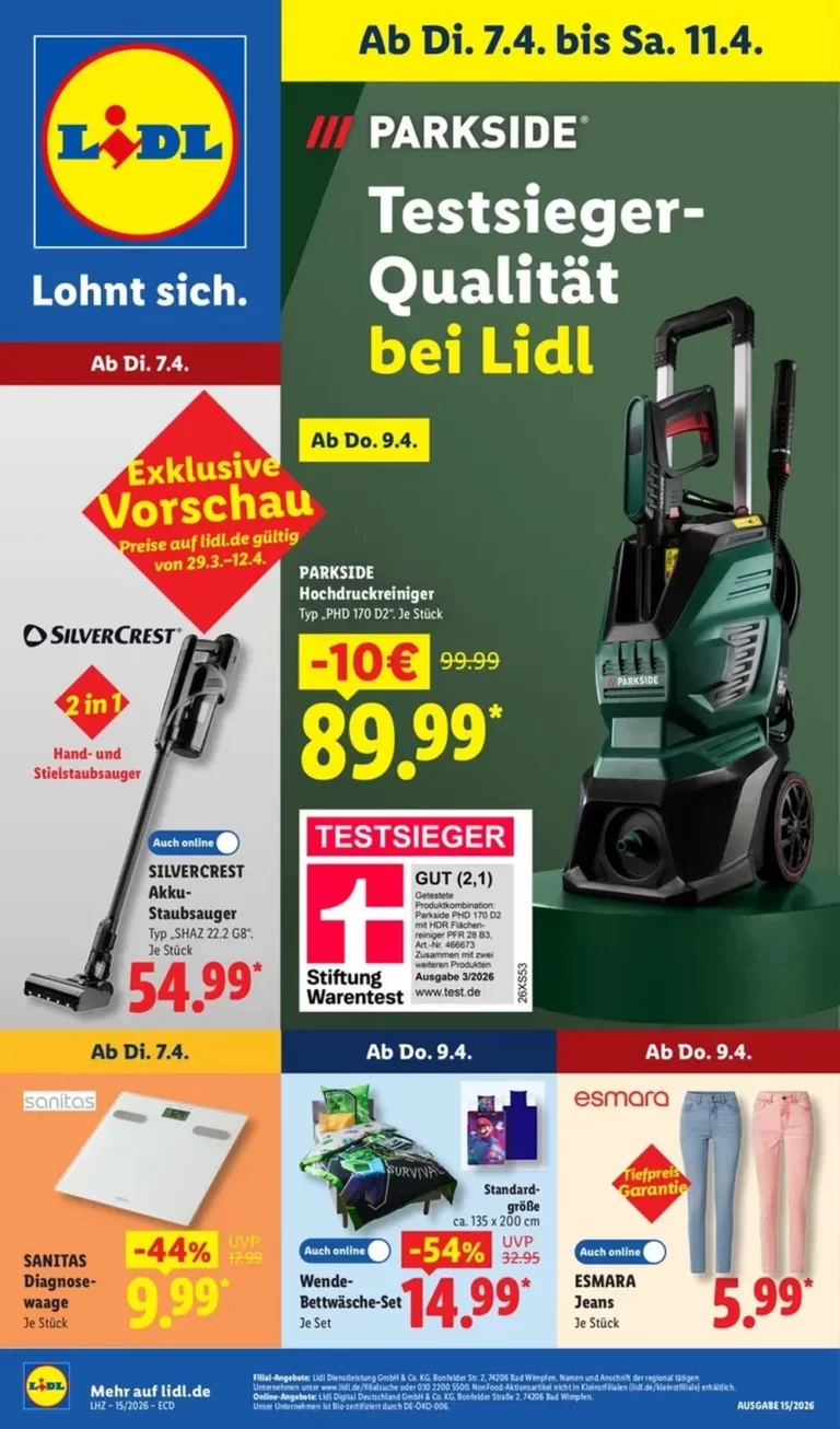 Lidl Prospekt Angebot aktuelle ab montag 06.04.2026 - 11.04.2026