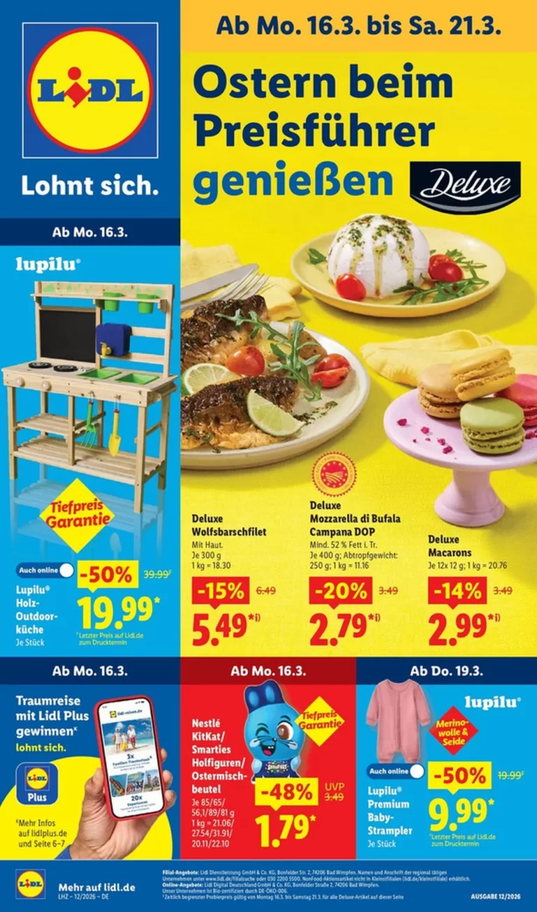 Prospekt Lidl 16.03.2026 bis 21.03.2026