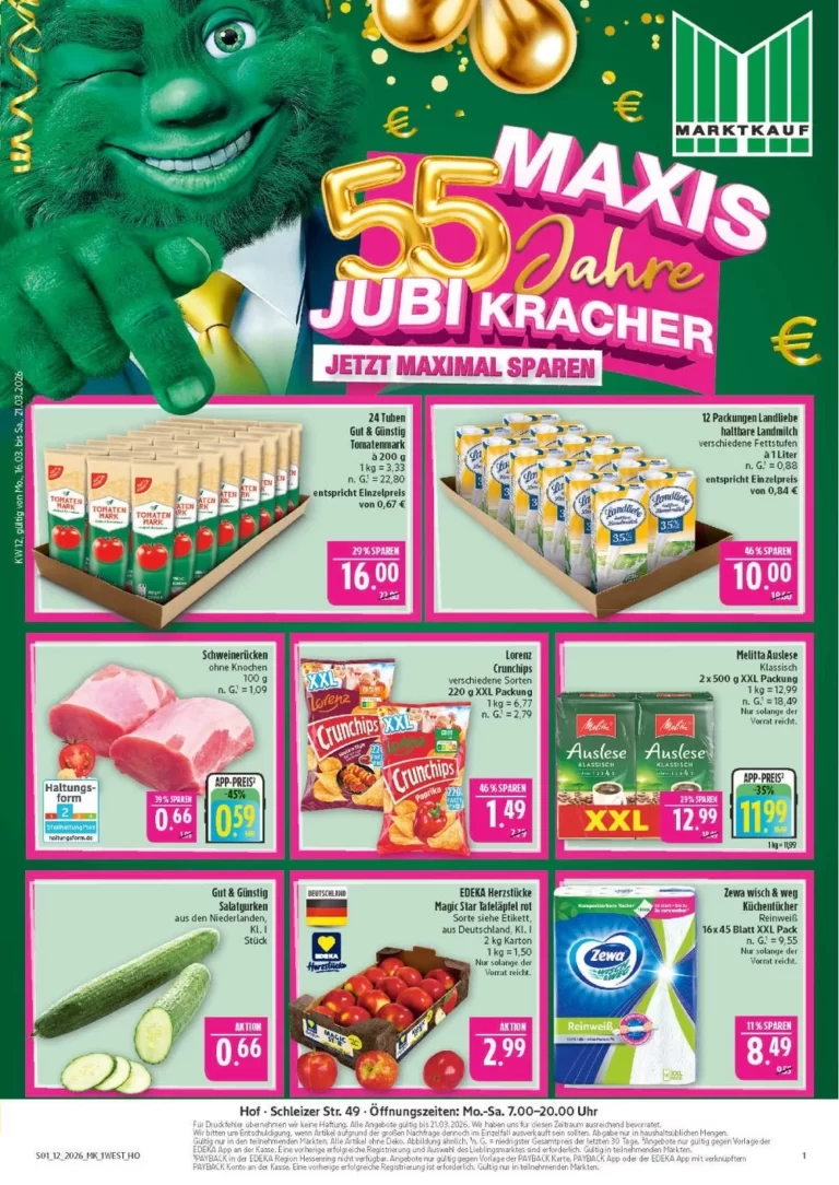 Marktkauf Prospekt 16.03.2026 bis 21.03.2026