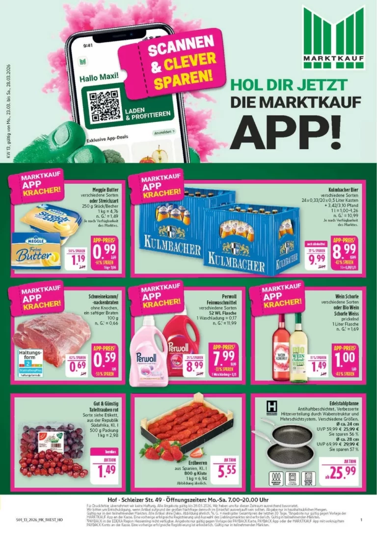 Marktkauf Prospekt 23.03.2026 bis 28.03.2026