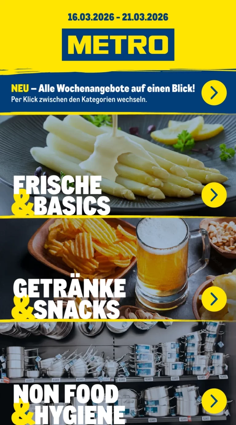 Metro Prospekt 16.03.2026 bis 21.03.2026