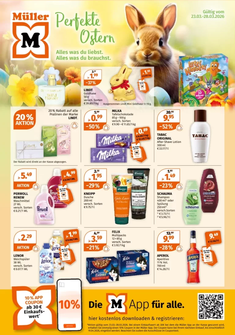 Prospekt Müller 23.03.2026 bis 28.03.2026