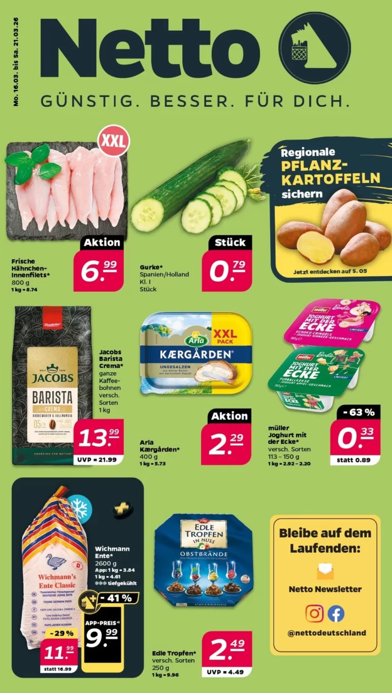 Netto Prospekt 16.03.2026 bis 21.03.2026