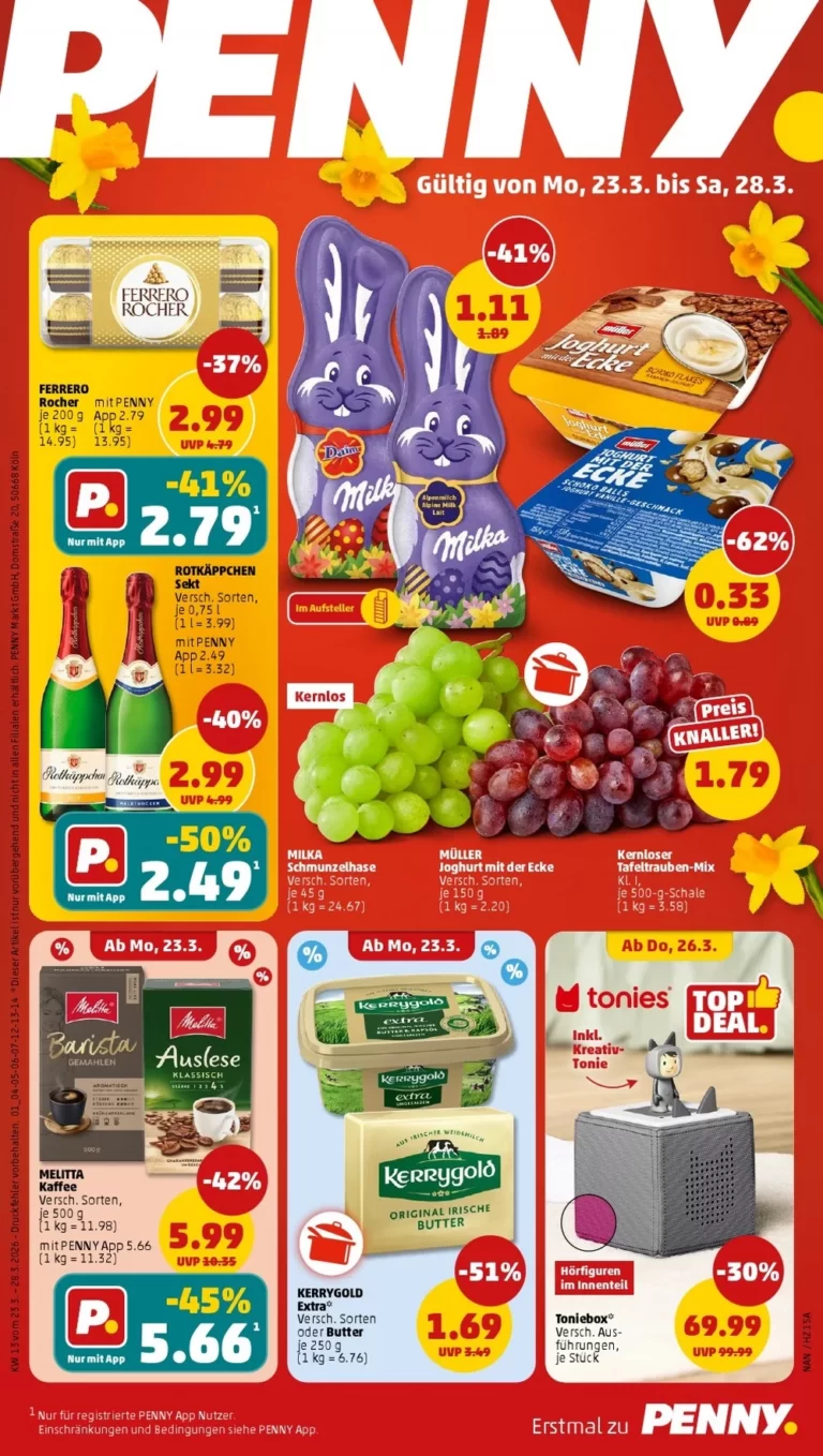 Prospekt Penny diese woche 23.03.2026 aktuelle zum blättern