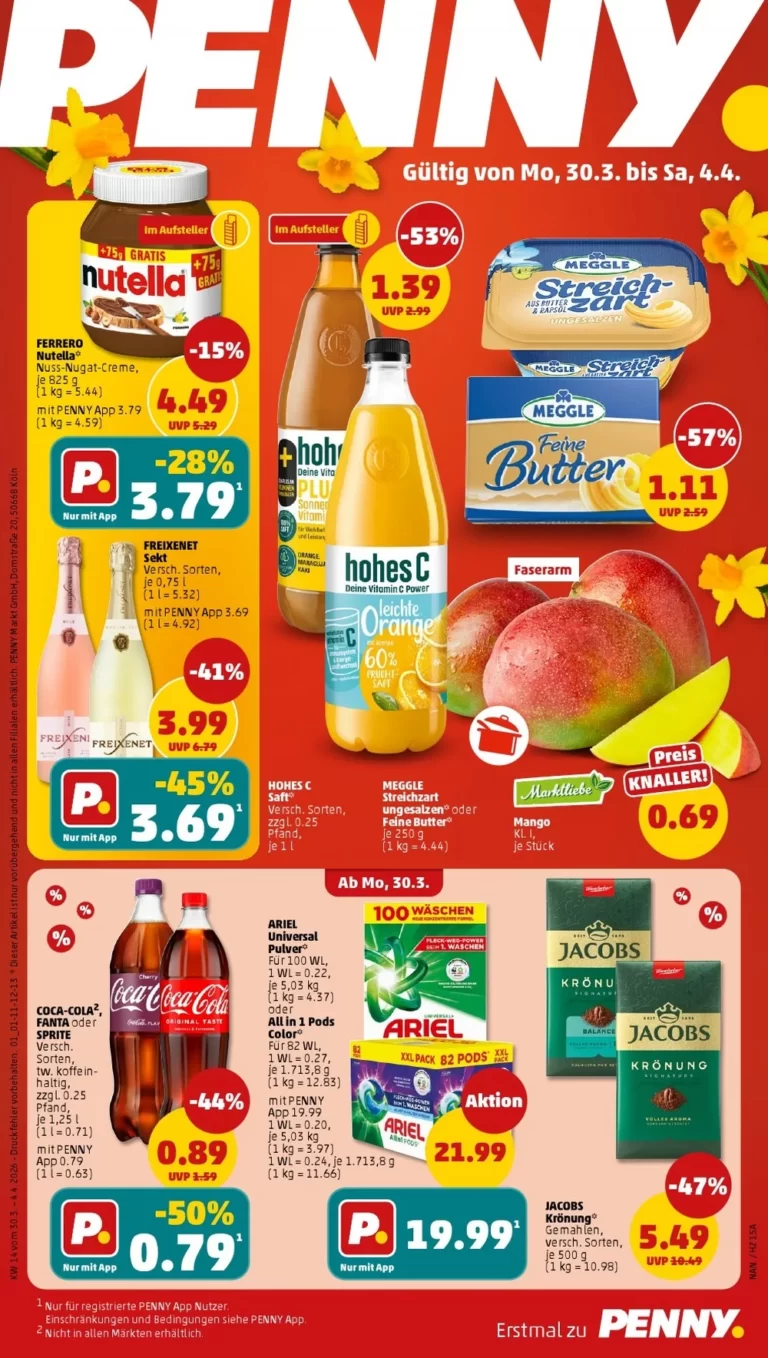 Penny Prospekt 30.03.2026 bis 04.04.2026