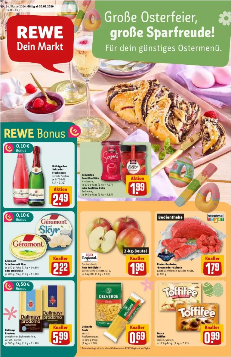 Rewe Prospekt 30.03.2026 bis 04.04.2026