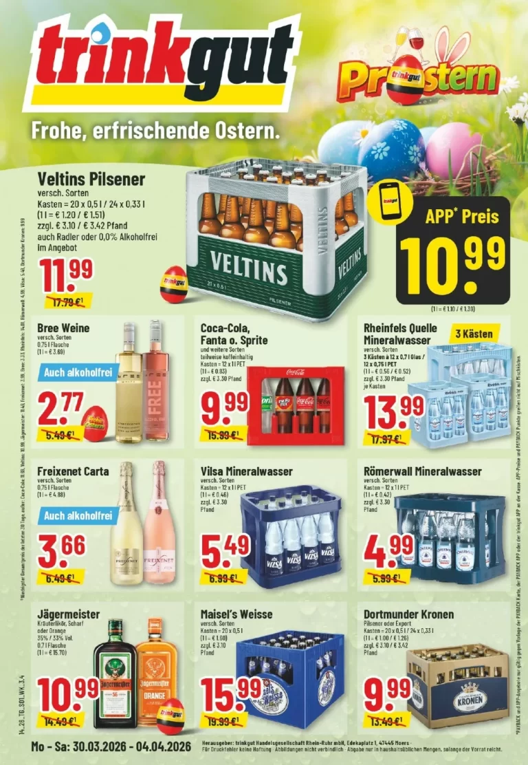 Trinkgut Prospekt 30.03.2026 bis 04.04.2026