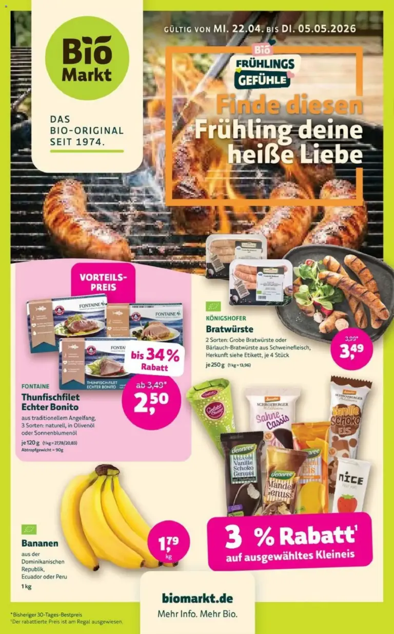 BioMarkt Prospekt ab 22.04.2026 zum Blättern