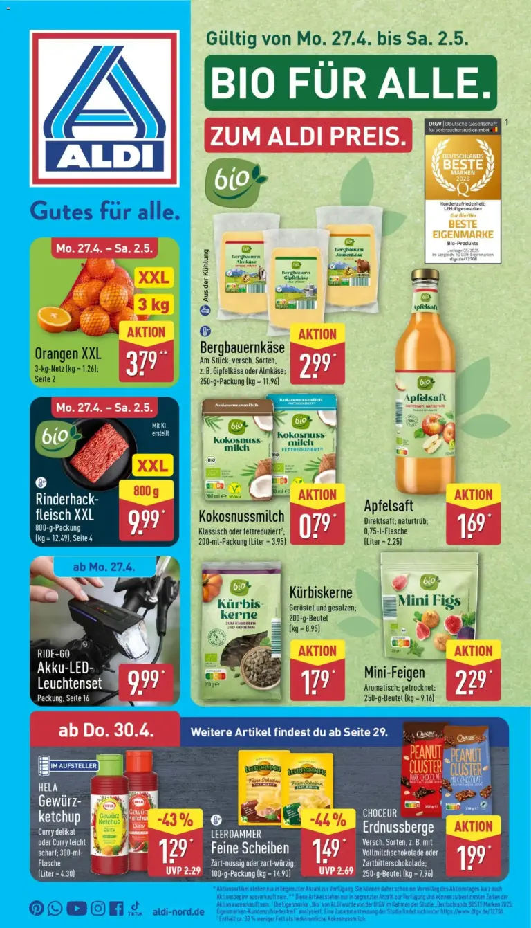 Aldi Prospekt ab 27.04.2026 Angebote Online