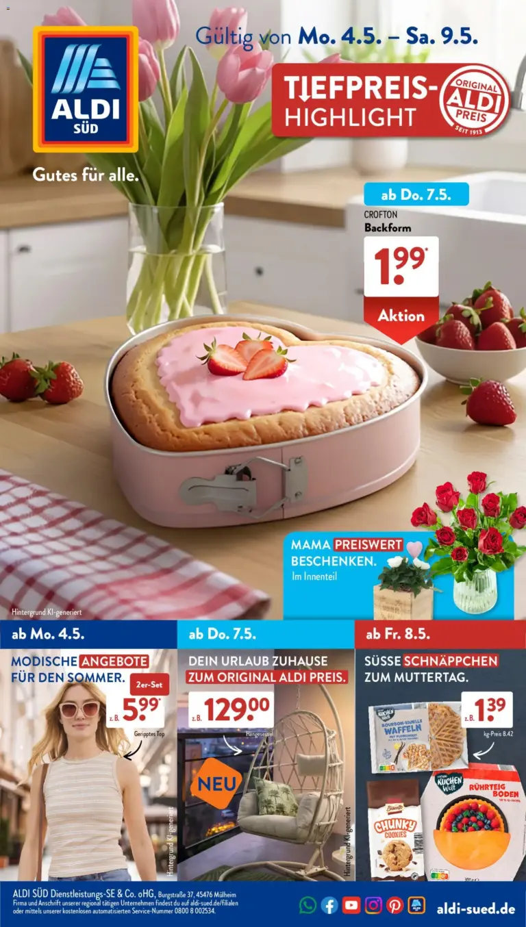 Aldi Süd Prospekt ab 04.05.2026 zum Blättern