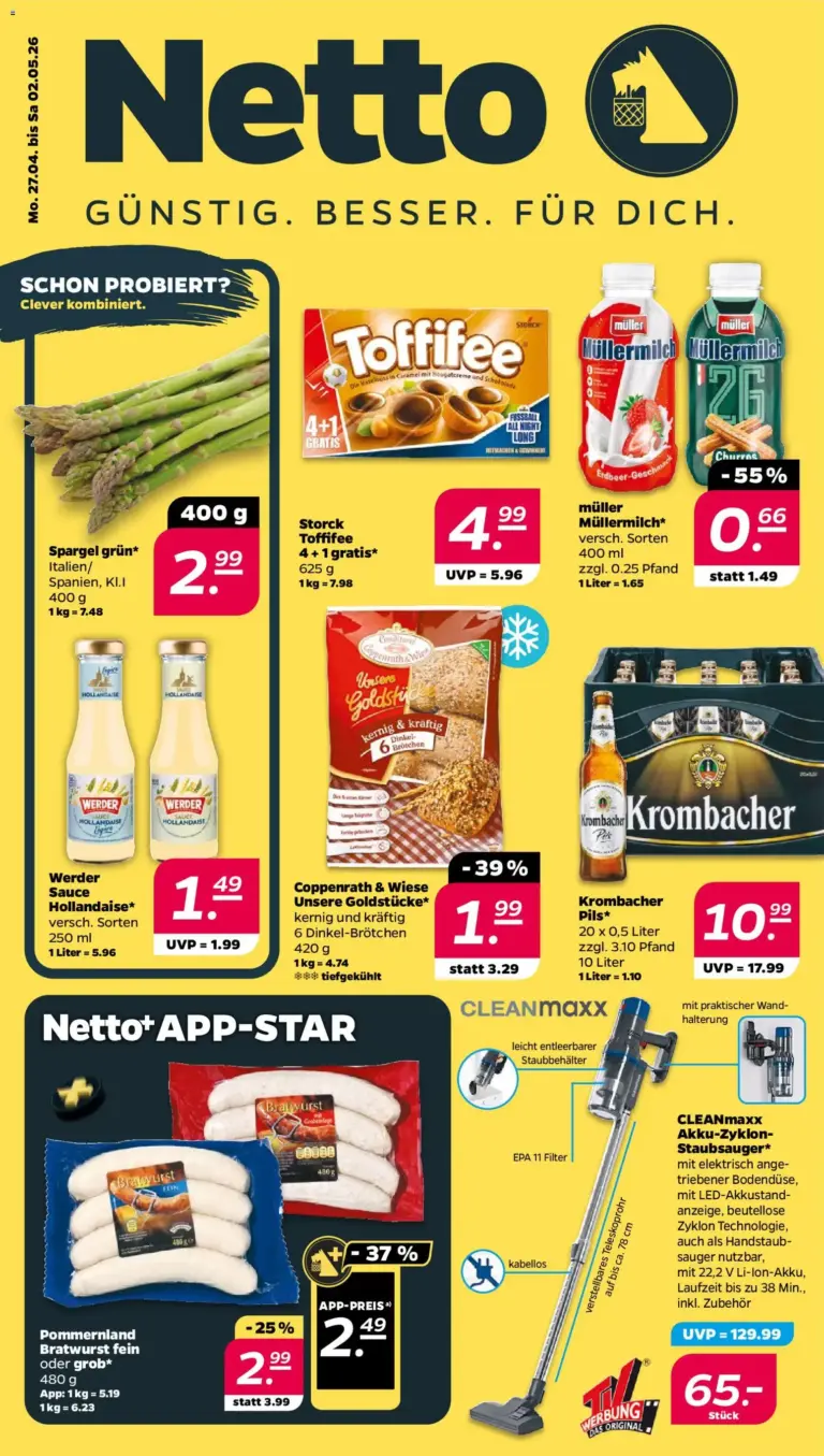 Netto Prospekt ab 27.04.2026 Angebote nächste Woche