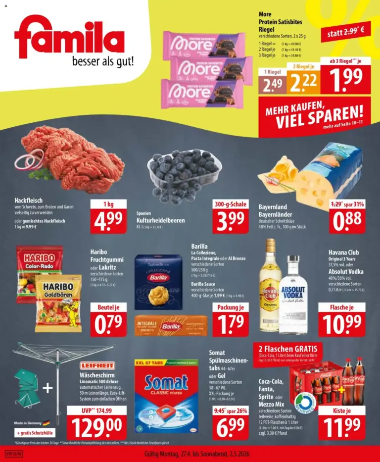 Famila Prospekt ab 27.04.2026 zum Blättern