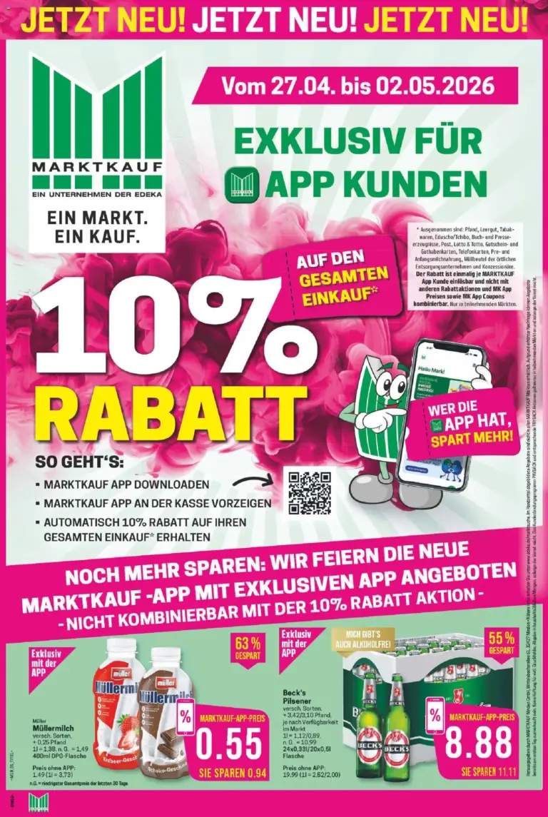 Marktkauf Prospekt ab 27.04.2026 Angebote online