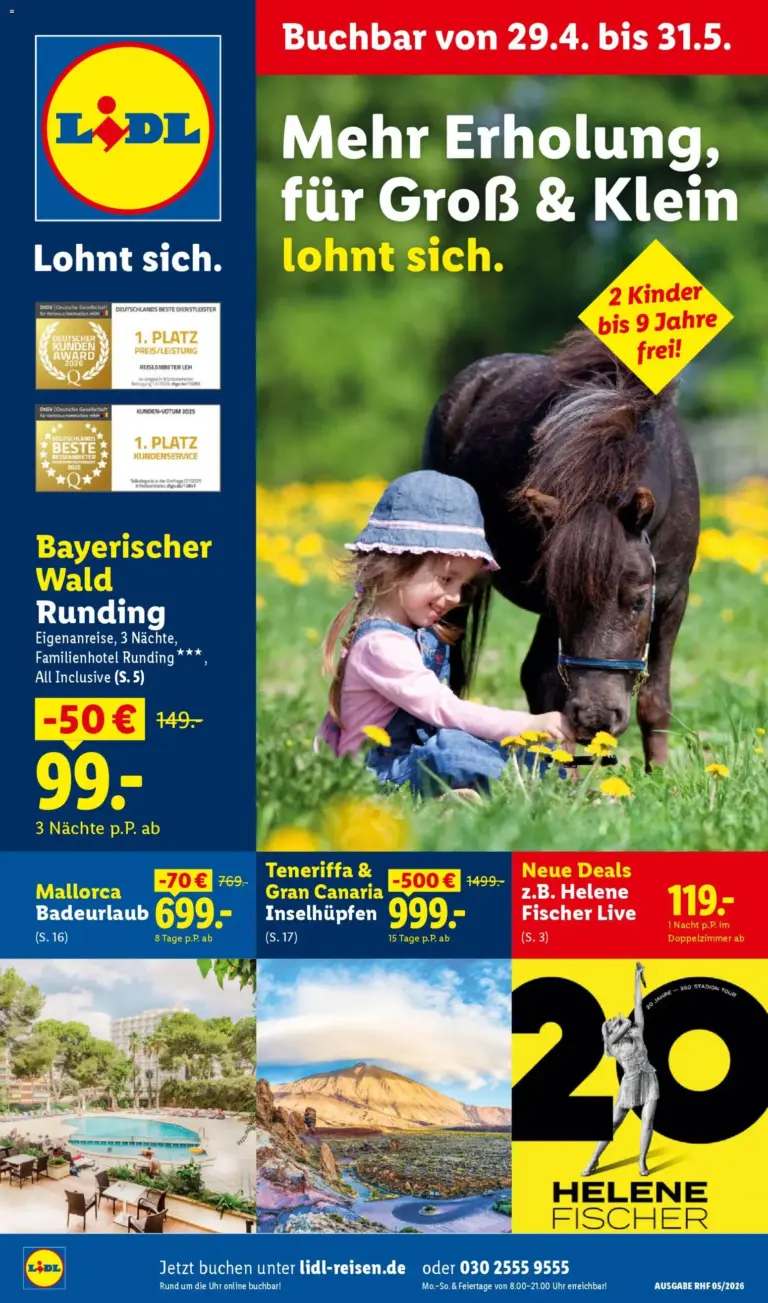 Lidl Reisen Prospekt ab 29.04.2026 zum Blättern