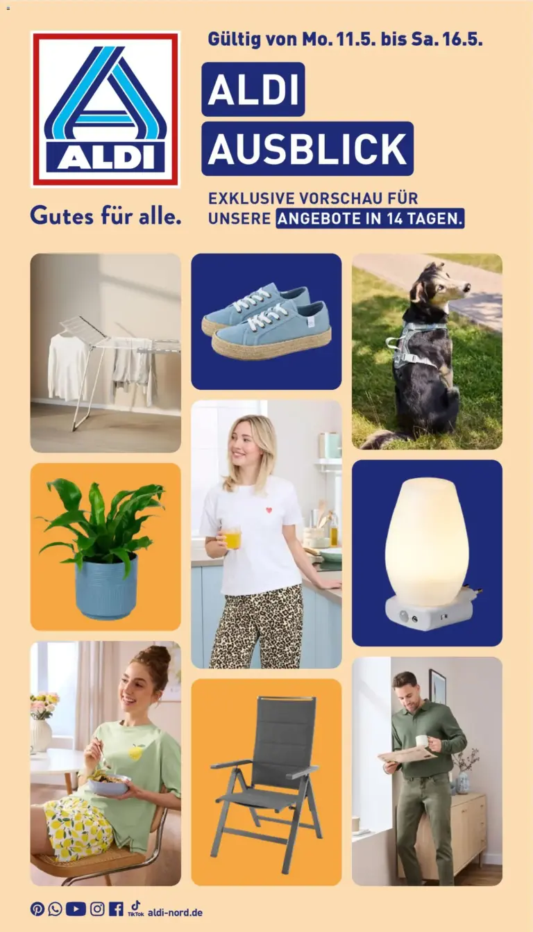 Aldi Ausblick ab 11.05.2026 Angebote Online