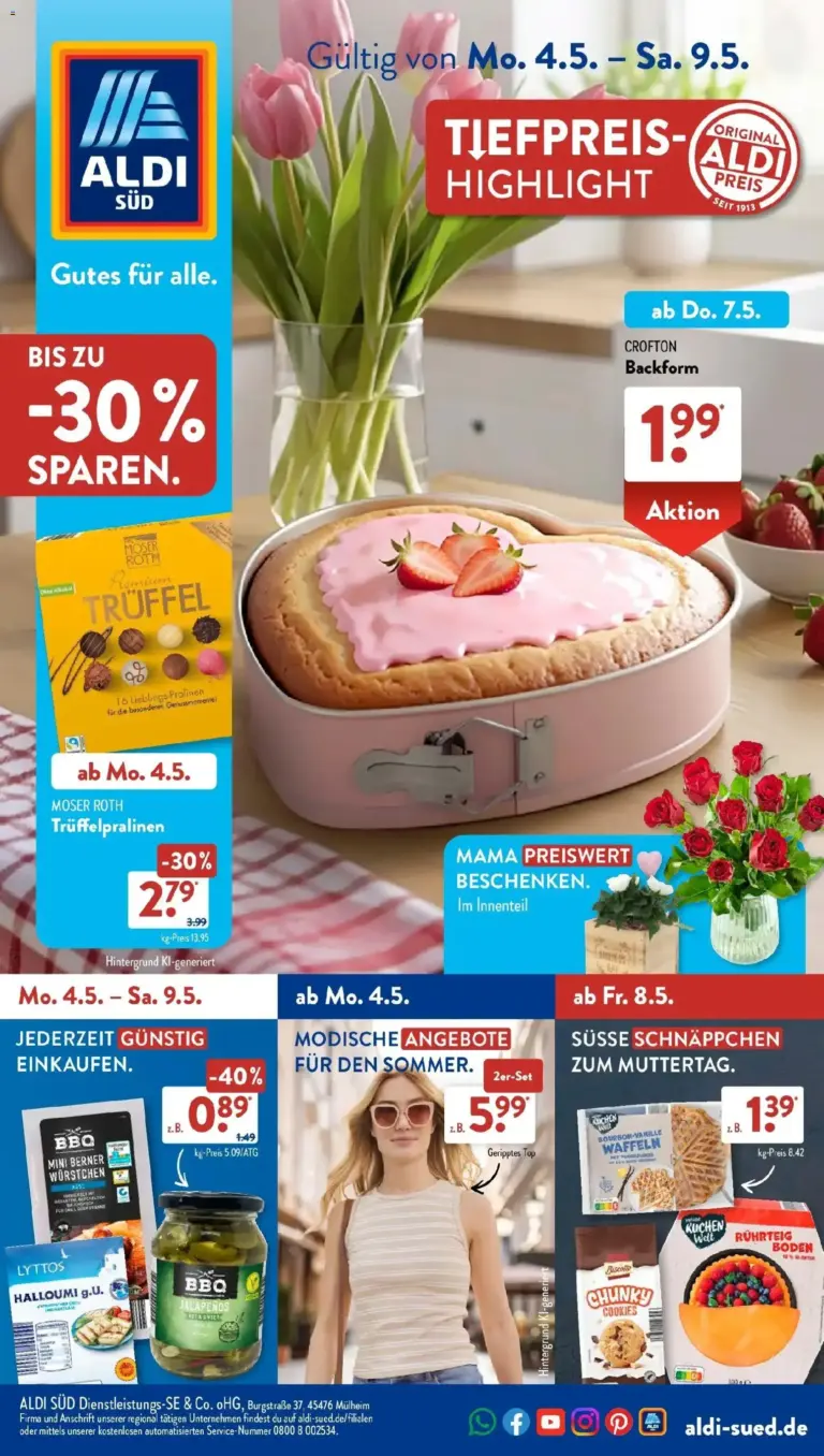 Aldi Süd Wochenangebote ab 04.05.2026 zum Blättern