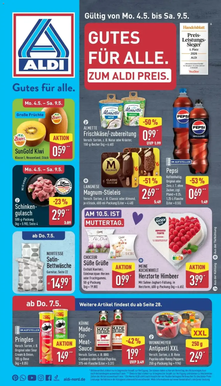 Aldi Wochenangebote ab 04.05.2026 Angebote Online